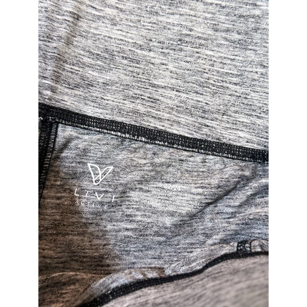 LIVI Active Lane Bryant Signature Stretch Legging Women 22/24 Mesh Side NWT - Picture 4 of 12